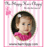 No Slippy Hair Clippy - The clip that stays in.